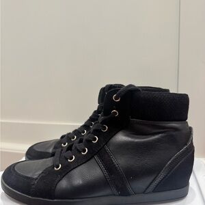 Call It Spring Black High-Top Sneakers